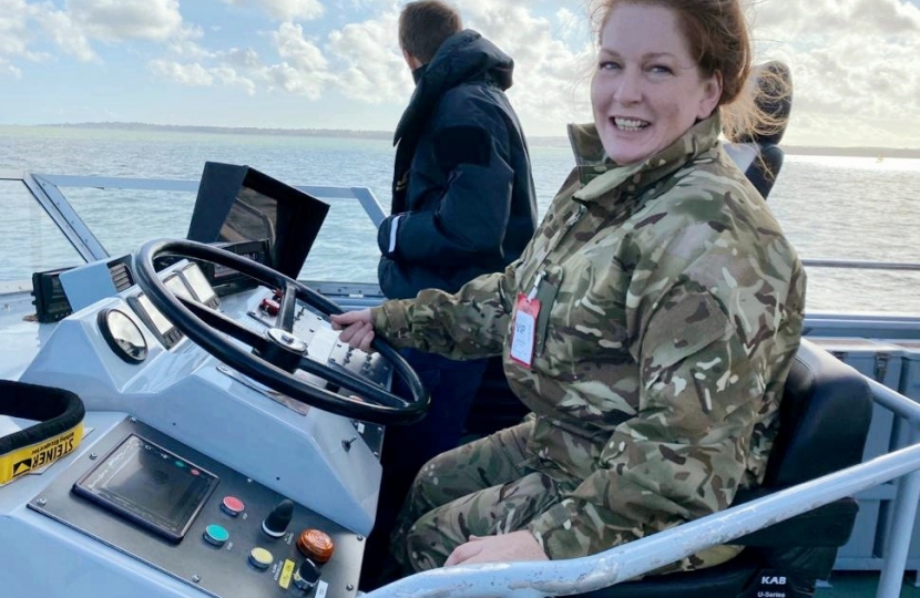 Jane on the Armed Forces Parliamentary Scheme